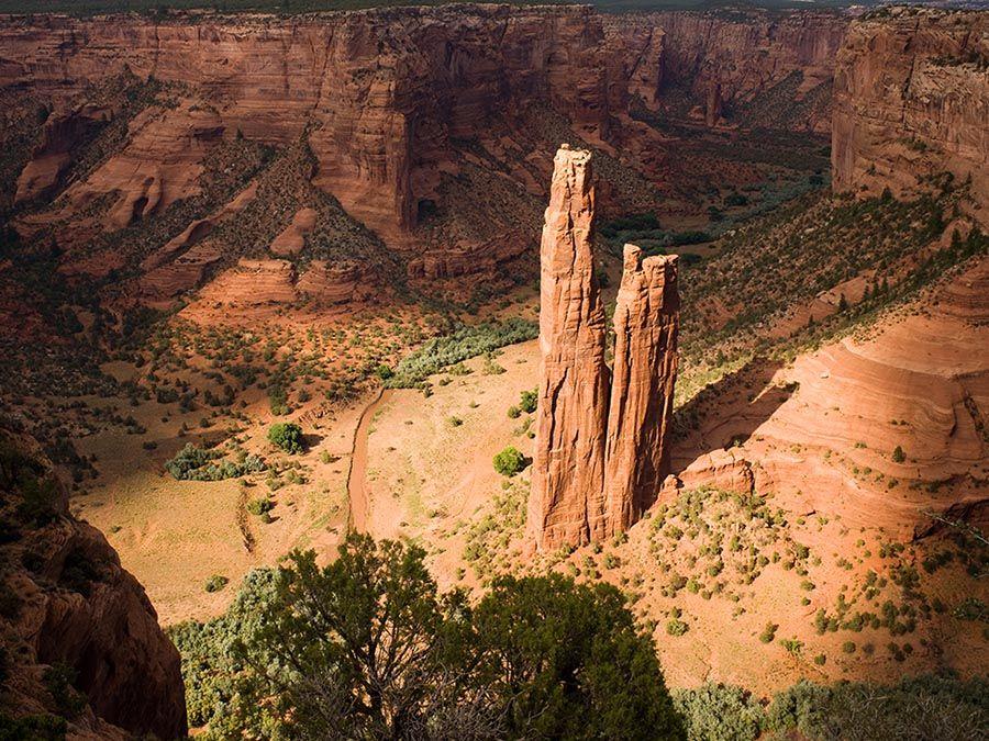 Spider Rock canyon de Chelly National Monument - Arizona