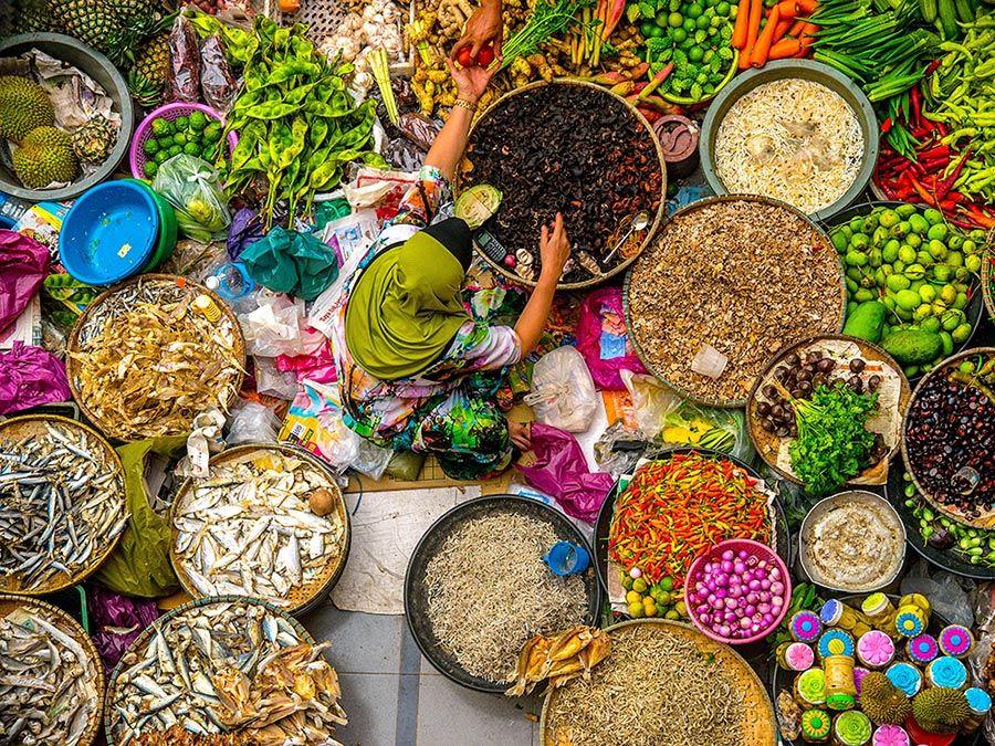 Marché en Malaisie