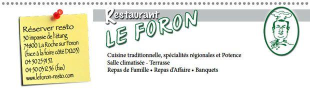 Restaurant le Foron