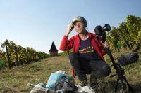 Le realisateur de documentaire Guillaume Bodin au domaine de la soufrandiere à Vinzelles