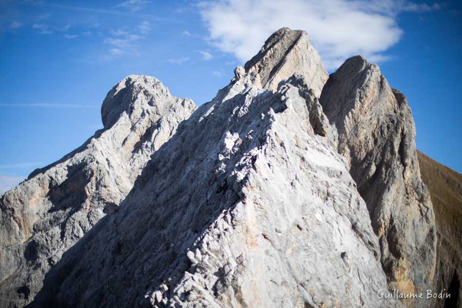 Arête sud-ouest de la Pointe des Verts