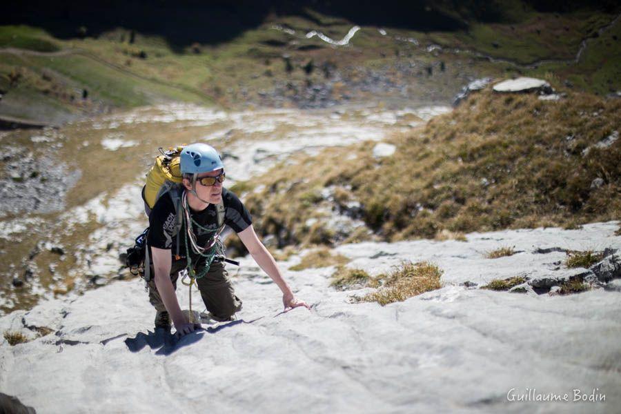 Didier Guillemot en escalade