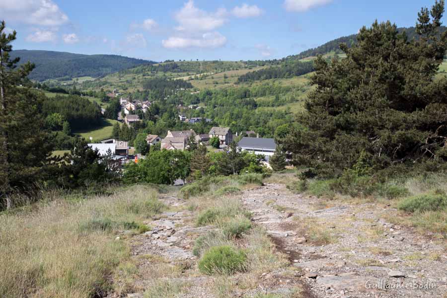 En arrivant au Bleymard