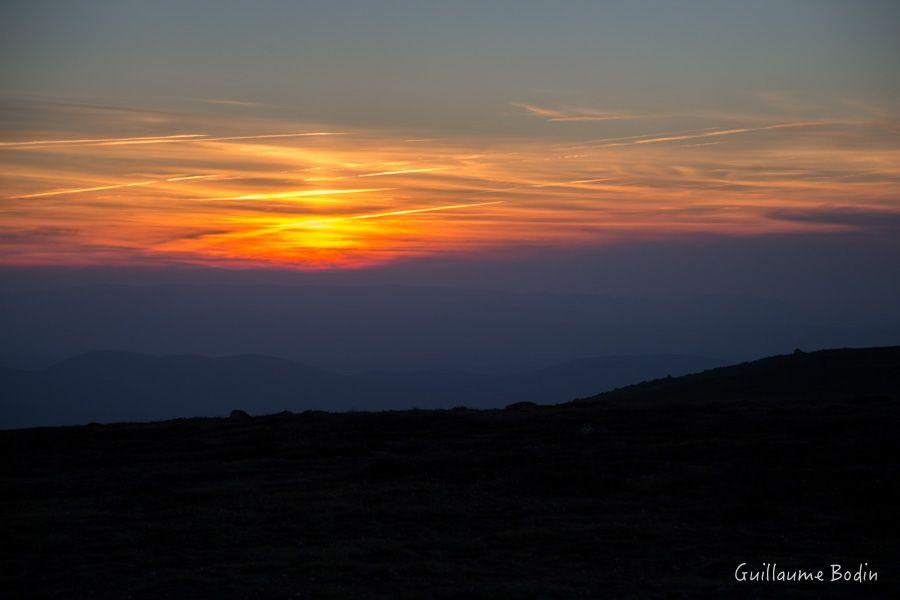 Lever de soleil depuis le Mont Lozère