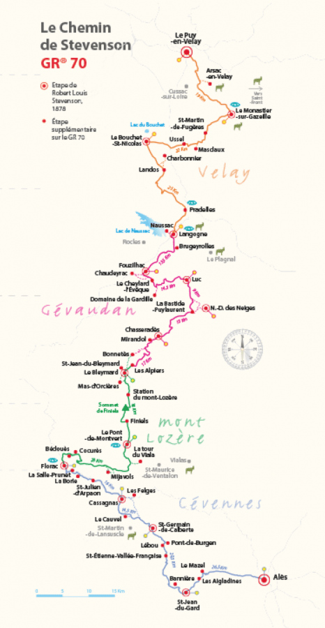 Préparer son équipement - Le chemin de Stevenson