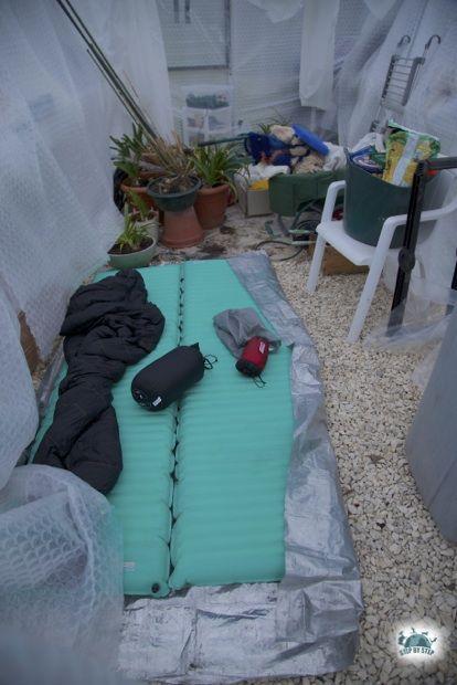 Dormir dans une serre