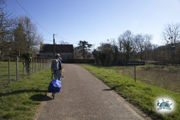 Arrivée à Fontainejean