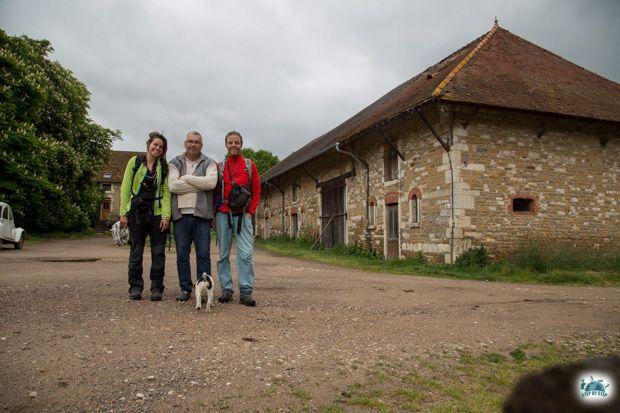 Olivia Sinet, Alain Le Boucher et Guillaume Bodin à la Ferme des Valottes