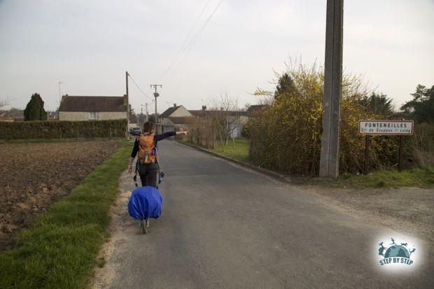 Arrivée à Souppes-sur-Loing