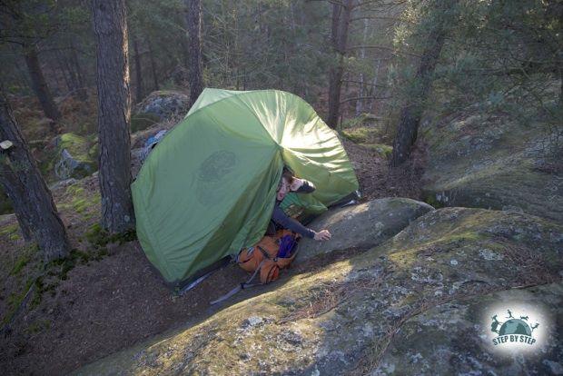 Bivouac à Fontainebleau