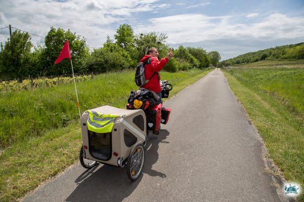 Karl sur la Voie Verte