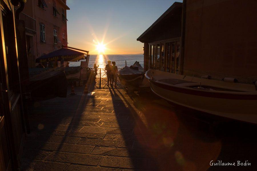 Coucher de soleil à Manarola