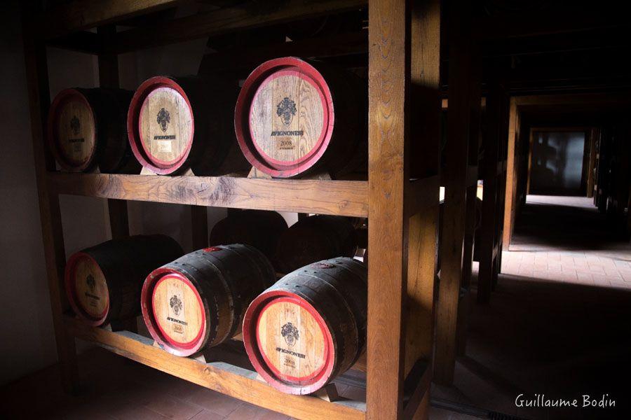 Cave de vieillissement du Vin Santo chez Avignonesi